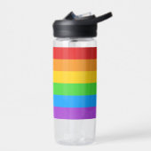 プライドフロー：レインボーフラグ ウォーターボトル (左面)