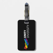 プライドブラックハンドシェイク ラゲッジタグ (裏面縦)