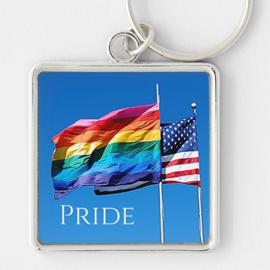 'プライド'プレミアムキーチェーン（ピンク） キーホルダー (正面)