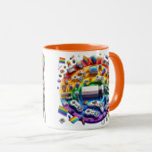 プライドプレーヤーキャラクター：ゲームcのイラスト マグカップ (正面右)