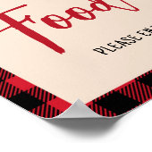 プライドベアーキュブランバージャックベビーシャワーフード ポスター (角)