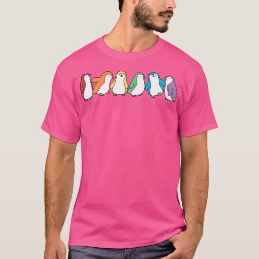 プライドペンギン Tシャツ (正面)