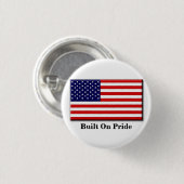 プライドボタンで造られる 缶バッジ (正面&裏面)