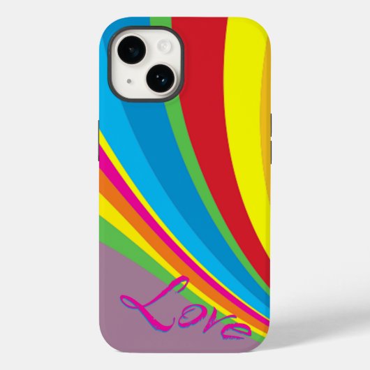 プライドマンス - 虹の愛 Case-Mate iPhoneケース (裏面)