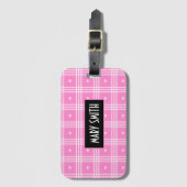 プライドモダンピンクハートコレクション ラゲッジタグ (正面縦)