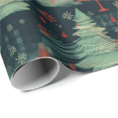 プライドモダンホリデークリスマスツリー ラッピングペーパー (ロールコーナー)