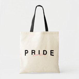 プライドラブがレインボーカラフルLGBTQに勝利 トートバッグ