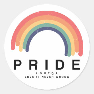 プライドラブがレインボーカラフルLGBTQに勝利 ラウンドシール