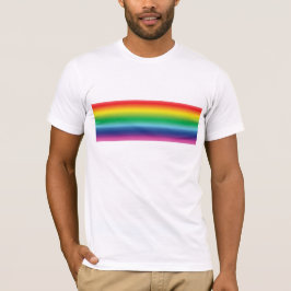 プライドレインボーカラーlgbtゲイ国旗のパターン tシャツ