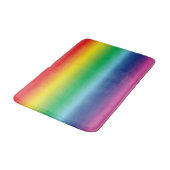 プライドレインボーカラーlgbtゲイ国旗 バスマット (アングル)