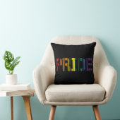 プライドレインボースキャンタイポグラフィ クッション (椅子)