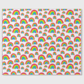 プライドレインボーズハ絵を描ンドワイト ラッピングペーパー (フラット)