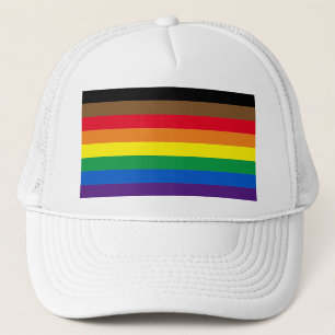 プライドレインボーダイバーシティインクルーシブLgbtq +フラグ キャップ