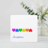 プライドレインボーハートライン 招待状 (スタンド正面)