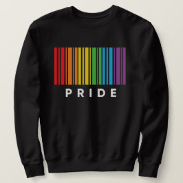 プライドレインボーバーコードLGBTQIA+ Tシャツ