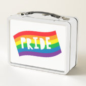 プライドレインボーフラグ メタルランチボックス (裏面)