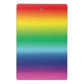 プライドレインボーフラッグカラーlgbt ミニクリップボード (裏面)