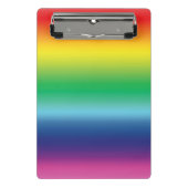プライドレインボーフラッグカラーlgbt ミニクリップボード (正面)