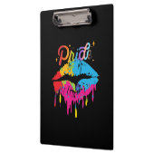 プライドレインボーリップ | LGBTQ | Drilling Lips クリップボード (左)