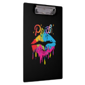 プライドレインボーリップ | LGBTQ | Drilling Lips クリップボード (右)