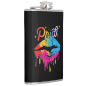 プライドレインボーリップ | LGBTQ | Drilling Lips フラスク (右)