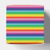 プライドレインボー国旗の色lgbtqストライプ色 フェイバーボックス (上部)