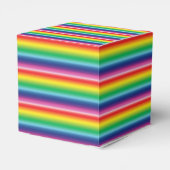 プライドレインボー国旗の色lgbtqストライプ色 フェイバーボックス (裏面サイド)