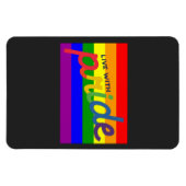 プライドレインボー旗 マグネット (横)