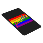 プライドレインボー旗 マグネット (右側)