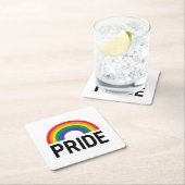 プライドレインボー スクエアペーパーコースター (インサイチュ)