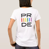 プライドレインボー – 愛は愛 Tシャツ (裏面)