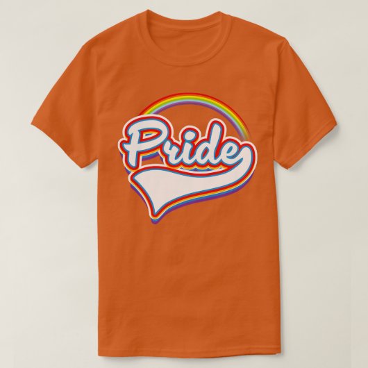 プライドレインボー Tシャツ (デザイン正面)