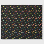 プライドレインボーLGBTゲイ同性愛者ワンラブパターンラップ ラッピングペーパー (フラット)