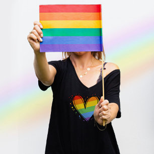 プライドレインボーLGBTQガールズベーシックダークTシャツ Tシャツ