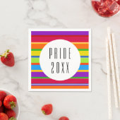 プライドレインボーLGBTQ スタンダードカクテルナプキン (インサイチュ)