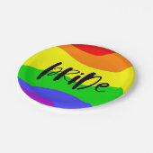 プライドレインモダンボー ペーパープレート (アングル)