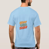 プライド付きグロー Tシャツ (裏面)