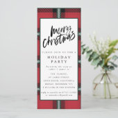 プライド企業のクリスマスホリデーパーティー招待状 招待状 (スタンド正面)