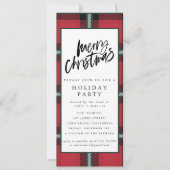 プライド企業のクリスマスホリデーパーティー招待状 招待状 (正面)