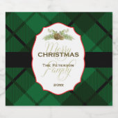 プライド伝統的・クリスマス ビールラベル (シングルラベル)