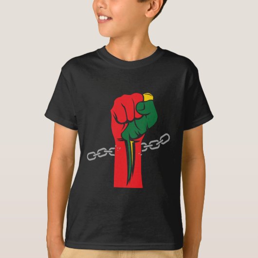 プライド十祝分の一八六五十二分のアフロ Tシャツ (正面)