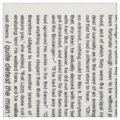 プライド及び偏見のジェーンオースティンの文字Ch.1、2,3 ファブリック (見本)