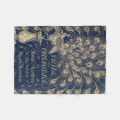 プライド及び偏見のフリースの投球 フリースブランケット (正面(横))