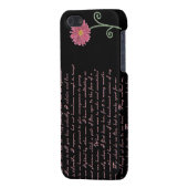 プライド及び偏見の引用文の場合 iPhoneケース (裏面左)