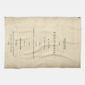 プライド及び偏見の最初ページの台所タオル キッチンタオル (横)