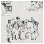 プライド及び偏見白黒ツール ファブリック (クローズアップ)