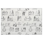 プライド及び偏見白黒ツール ファブリック (ファットクウォーター)