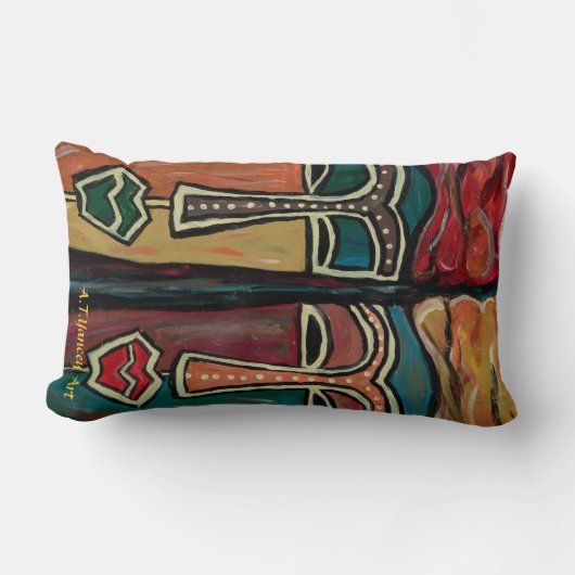 プライド及び栄光の枕 ランバークッション (正面)