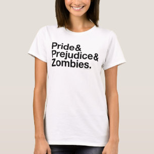 プライド及びPredjudice及びゾンビ2 Tシャツ