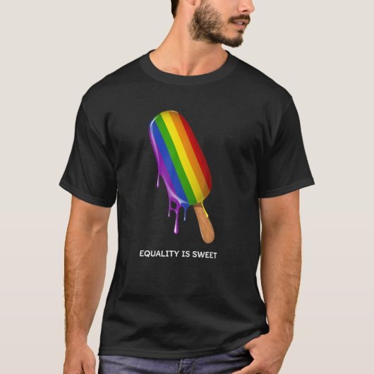 プライド同盟国, LGBT国旗のゲイ Tシャツ (正面)